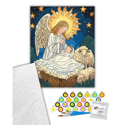 Картина за номерами ArtCraft Ніч народження 40х50 см (15577-AC)