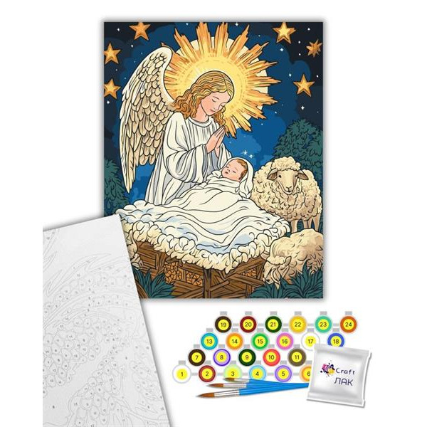 Картина за номерами ArtCraft Ніч народження 40х50 см (15577-AC)