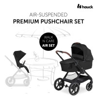 Універсальна коляска 2 в 1 Hauck Walk N Care Air чорний (16547-8) Універсальна коляска 2 в 1 Hauck Walk N Care Air чорний (16547-8)