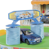 Автотрек Bburago з гаражем 2 рівня 1 машинка 1:43 (18-30039) Автотрек Bburago з гаражем 2 рівня 1 машинка 1:43 (18-30039)