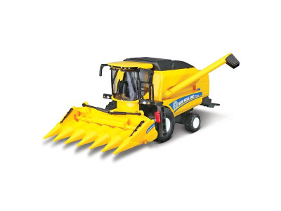 Модель Bburago Зернозбиральний комбайн New Holland TC5.90 з кукурузною жаткою 1:32 (18-31722)