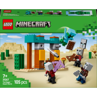 Конструктор LEGO Minecraft Пустельний патруль розбійника 105 деталей (21267)