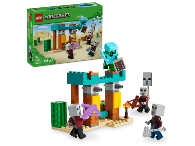 Конструктор LEGO Minecraft Пустельний патруль розбійника 105 деталей (21267)