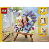 Конструктор LEGO® Creator 3 в 1 Декоративний живопис «Квіткове мистецтво», 348 деталі (31390)