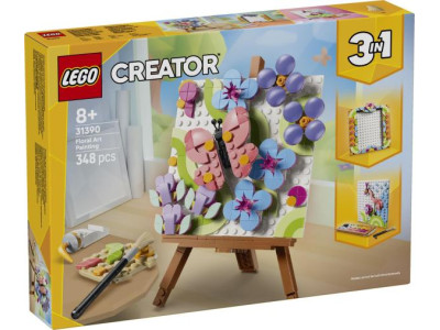 Конструктор LEGO® Creator 3 в 1 Декоративний живопис «Квіткове мистецтво», 348 деталі (31390)