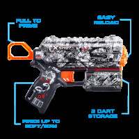 Швидкострільний бластер X-Shot Skins Flux Illustrate 8 патронів (36516D) Швидкострільний бластер X-Shot Skins Flux Illustrate 8 патронів (36516D)