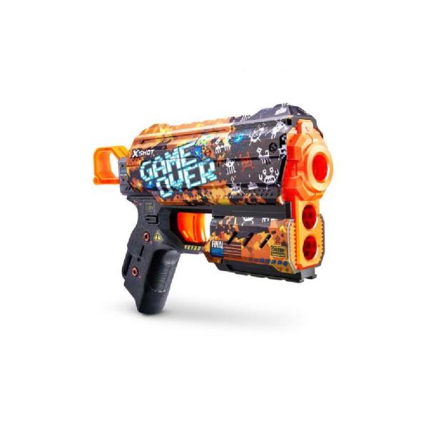 Швидкострільний бластер X-Shot Skins Flux Game Over 8 патронів (36516E) Швидкострільний бластер X-Shot Skins Flux Game Over 8 патронів (36516E)