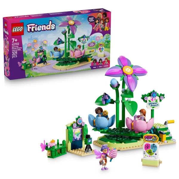 Конструктор LEGO® Friends Карусель із квітами й чашками та казкова фотобудка Іграшка, 321 деталь (42702) Конструктор LEGO® Friends Карусель із квітами й чашками та казкова фотобудка Іграшка, 321 деталь (42702)