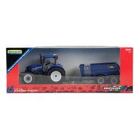 Модель Britains Трактор New Holland T6 з причепом-самоскидом NC Tilt 1:32 (43268)
