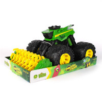 Іграшковий комбайн John Deere Kids Monster Treads 45 см з молотаркою і великими колесами (47329)