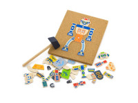 Набір для творчості Viga Toys Дерев'яна аплікація Робот (50335)