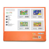 Деревяний пазл Viga Toys Динозаври 24 ел. (51460)