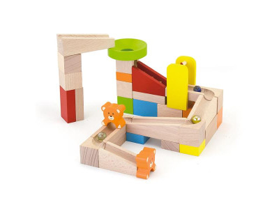 Конструктор Viga Toys Гірки для кульок 49 елементів (51619)
