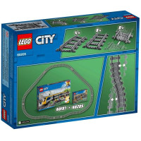 Конструктор LEGO City Рейки 20 деталей (60205)