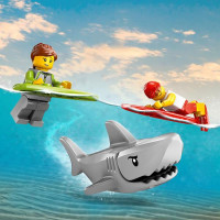 Конструктор LEGO City Пляжна рятувальна вантажівка 214 деталей (60453) Конструктор LEGO City Пляжна рятувальна вантажівка 214 деталей (60453)