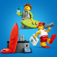 Конструктор LEGO City Пляжна рятувальна вантажівка 214 деталей (60453) Конструктор LEGO City Пляжна рятувальна вантажівка 214 деталей (60453)