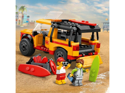 Конструктор LEGO City Пляжна рятувальна вантажівка 214 деталей (60453) Конструктор LEGO City Пляжна рятувальна вантажівка 214 деталей (60453)