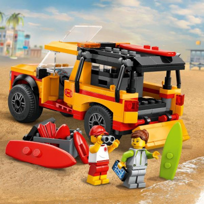 Конструктор LEGO City Пляжна рятувальна вантажівка 214 деталей (60453)