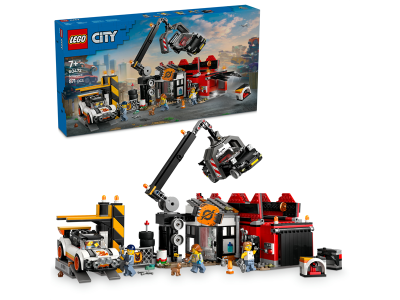 Конструктор LEGO City Звалище з автомобілями 871 деталь (60472)