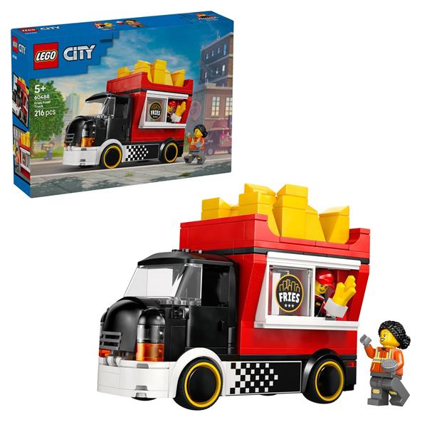 Конструктор LEGO City Вантажівка з картоплею фрі 216 Деталей (60488) Конструктор LEGO City Вантажівка з картоплею фрі 216 Деталей (60488)