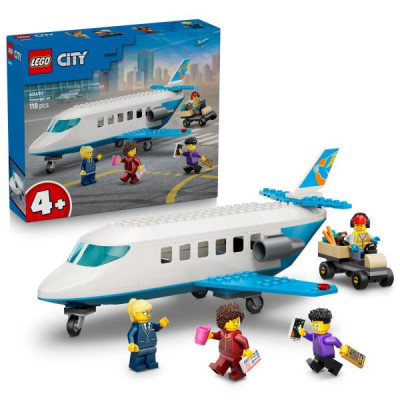 Конструктор LEGO® City Пасажирський літак - Конструктор іграшкового літака, 118 деталей (60492)