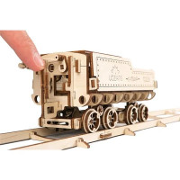 Дерев'яний механічний 3D конструктор Ugears Локомотив з тендером V-Експрес (70058) Дерев'яний механічний 3D конструктор Ugears Локомотив з тендером V-Експрес (70058)