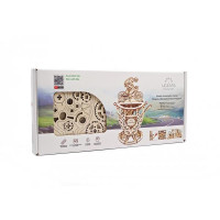 Дерев'яний механічний 3D конструктор Ugears Автоматон Велосипедист (70148)