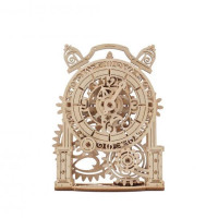 Дерев'яний механічний 3D конструктор Ugears Вінтажний будильничок (70163)