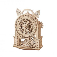 Дерев'яний механічний 3D конструктор Ugears Вінтажний будильничок (70163)