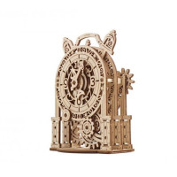 Дерев'яний механічний 3D конструктор Ugears Вінтажний будильничок (70163)