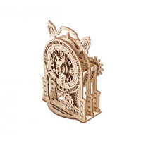 Дерев'яний механічний 3D конструктор Ugears Вінтажний будильничок (70163)