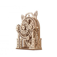 Дерев'яний механічний 3D конструктор Ugears Вінтажний будильничок (70163)
