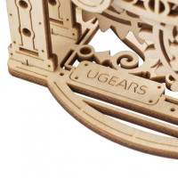 Дерев'яний механічний 3D конструктор Ugears Вінтажний будильничок (70163)