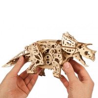 Дерев'яний механічний 3D конструктор Ugears Трицератопс (70211) Дерев'яний механічний 3D конструктор Ugears Трицератопс (70211)