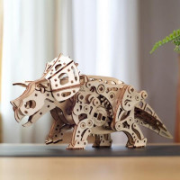 Дерев'яний механічний 3D конструктор Ugears Трицератопс (70211) Дерев'яний механічний 3D конструктор Ugears Трицератопс (70211)