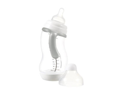 Антиколікова пляшечка Difrax S-bottle Wide XL із силіконовою соскою та ручками 310 мл білий (707XL) Антиколікова пляшечка Difrax S-bottle Wide XL із силіконовою соскою та ручками 310 мл білий (707XL)