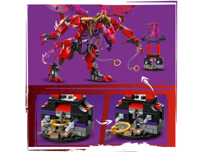 Конструктор LEGO NINJAGO Громовержець Дракон Хаосу 668 деталей (71832)