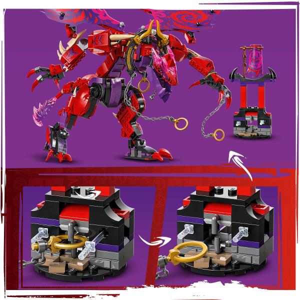 Конструктор LEGO NINJAGO Громовержець Дракон Хаосу 668 деталей (71832)