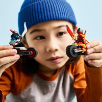 Конструктор LEGO NINJAGO Швидкісні перегони Кая на мотоциклі 79 деталей (71838)
