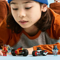 Конструктор LEGO NINJAGO Швидкісні перегони Кая на мотоциклі 79 деталей (71838)