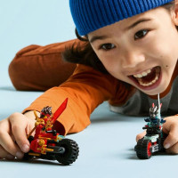 Конструктор LEGO NINJAGO Швидкісні перегони Кая на мотоциклі 79 деталей (71838)