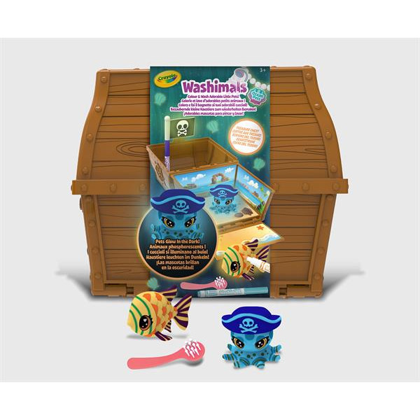 Набір для творчості Crayola Washimals Скриня зі скарбами (74-7510-W)