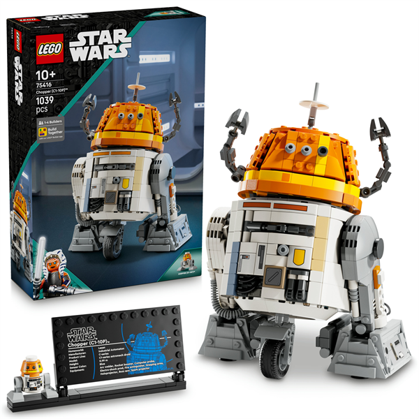Конструктор LEGO Star Wars Чоппер C1-10P Дроїд-астромеханік 1039 деталей (75416) Конструктор LEGO Star Wars Чоппер C1-10P Дроїд-астромеханік 1039 деталей (75416)