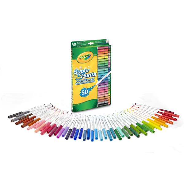 Набір фломастерів Crayola Markers 50 кольорів (7555) Набір фломастерів Crayola Markers 50 кольорів (7555)