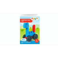 Конструктор PolyM Машинки і звірята 6 деталей (760001) Конструктор PolyM Машинки і звірята 6 деталей (760001)