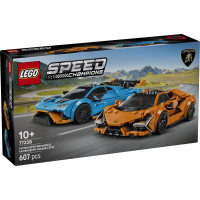 Конструктор LEGO Speed Champions Lamborghini Revuelto і Huracan STO 607 деталей (77238)