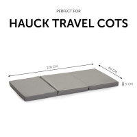 Матрац складаний Hauck Sleeper для манежей-ліжок сірий (89092-9) Матрац складаний Hauck Sleeper для манежей-ліжок сірий (89092-9)