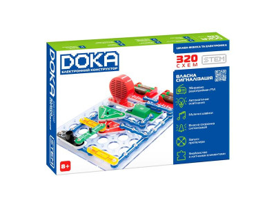 Електронний конструктор Doka 320 Схем (D70707)