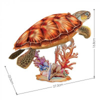 3D пазл CubicFun Зникаючі тварини Морська черепаха (DS1080h)