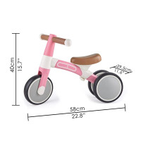 Біговел Hape Перша поїздка триколісний 7" рожевий (E0105)